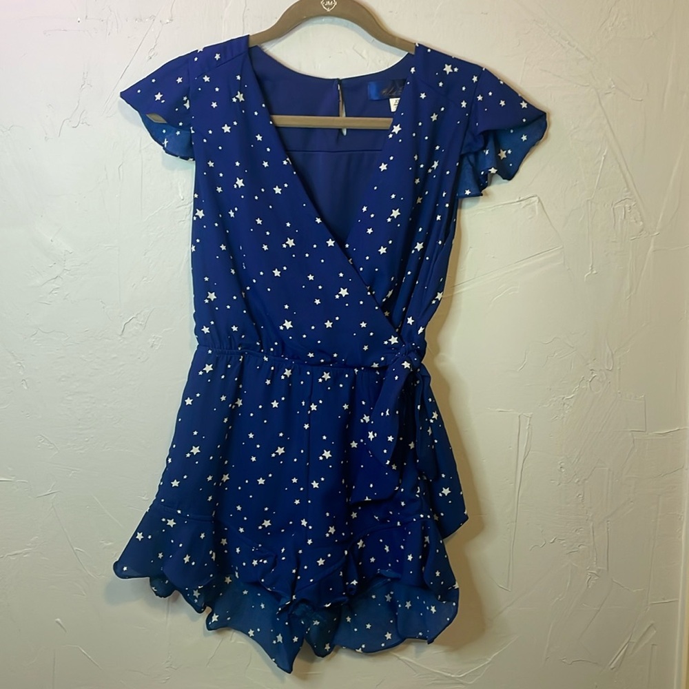 Blue stars romper